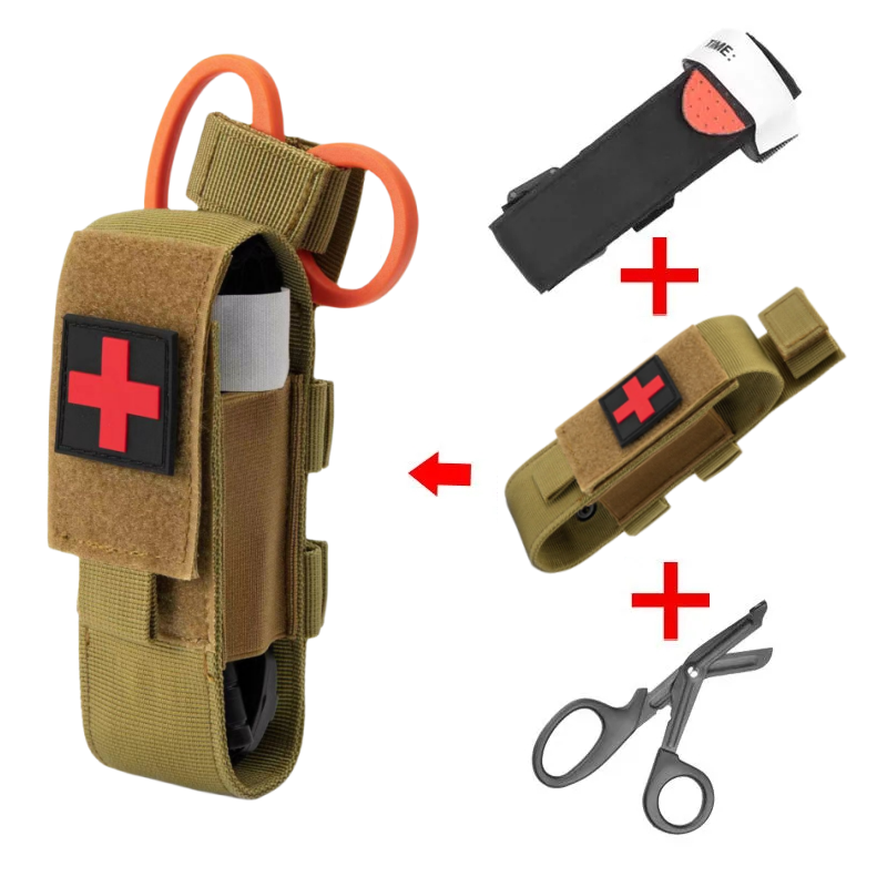 Medical Scissors - Outdoor First Aid Kit Tourniquet Molle
