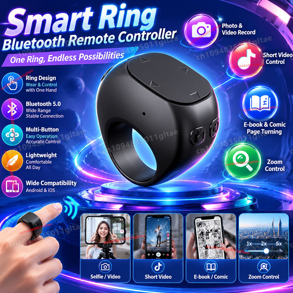 Blood Pressure Monitor - Mobile Mice Ring Remote Control Wireless
