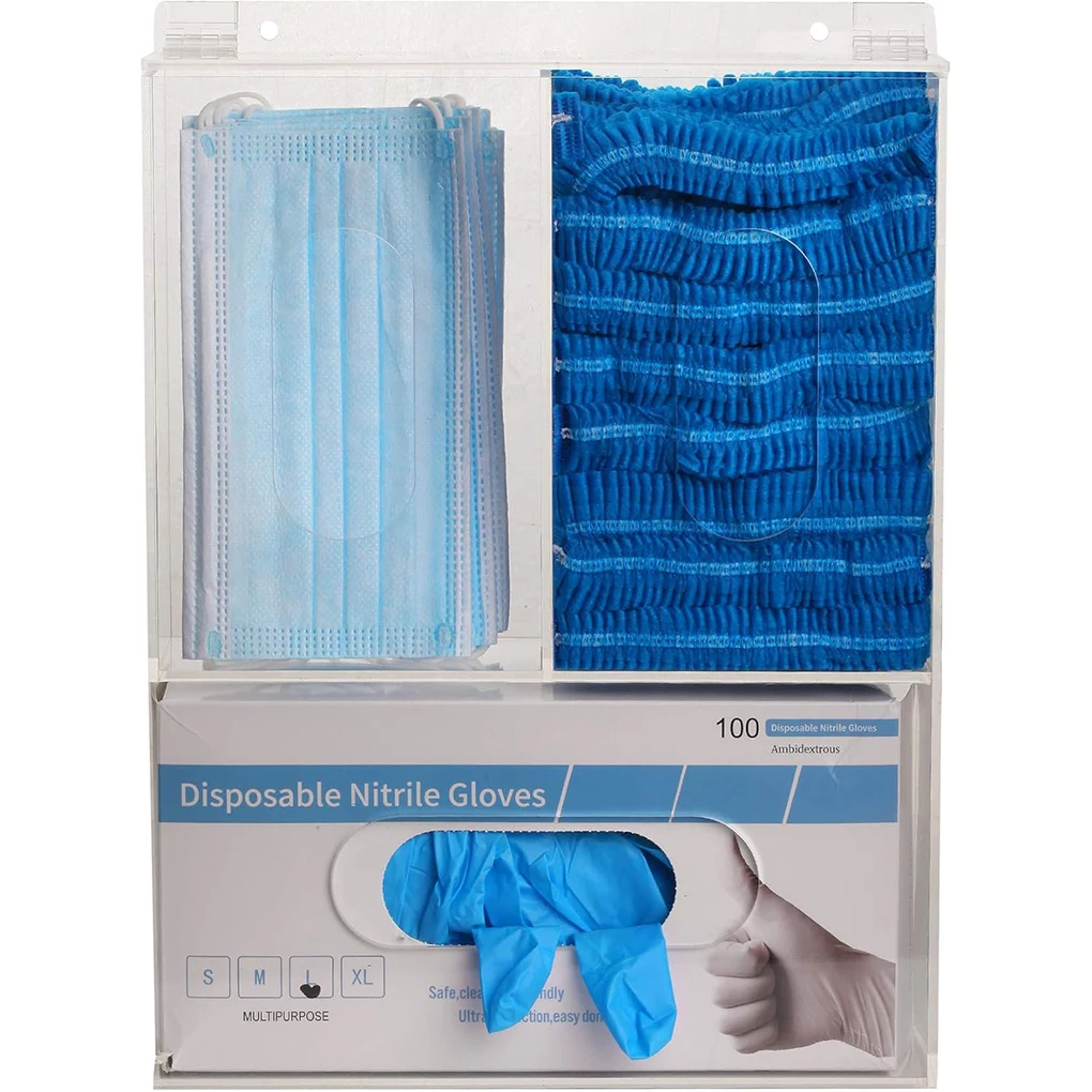 3 Grids Acrylic Glove Holder T - Medical Gloves 评论和价格