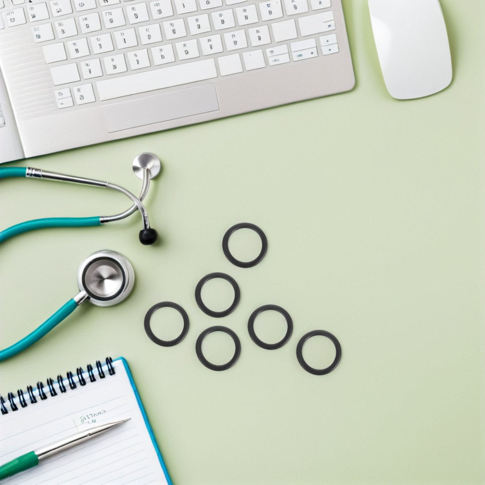 10Pcs Stethoscope Diaphragm Re - Stethoscope 评论和价格