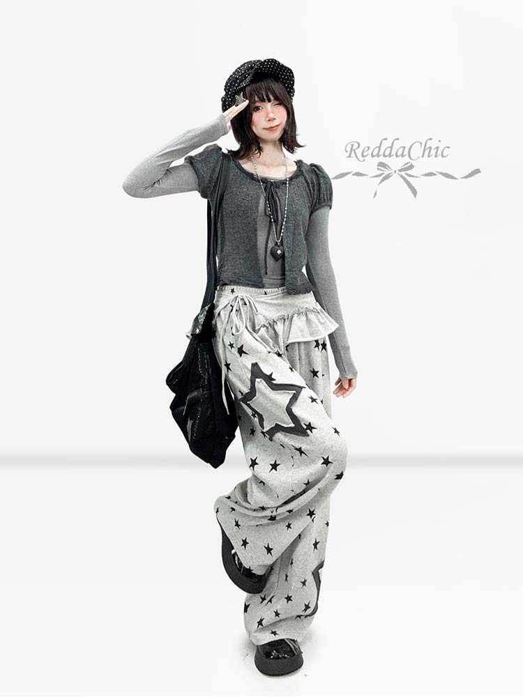 REDDACHiC Puff Sleeve Cardigan - Bandage 评论和价格