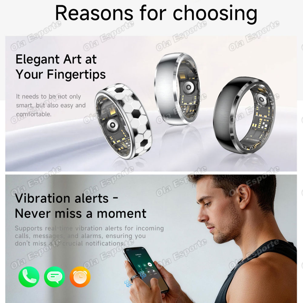 Vibration Alerts Smart Ring Me - Blood Pressure Monitor 评论和价格
