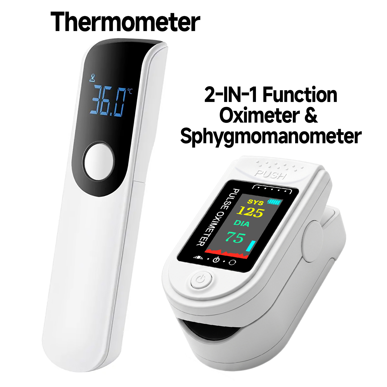 Mini Thermometer Medical Body  - Pulse Oximeter 评论和价格