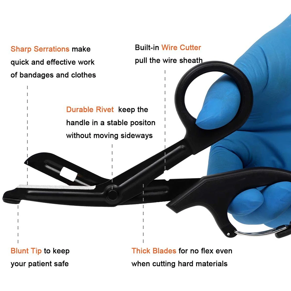 Emergency First Aid Scissors-M - Medical Scissors 评论和价格