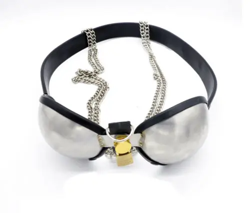 Stainless Steel Female Chastit - Bandage 评论和价格