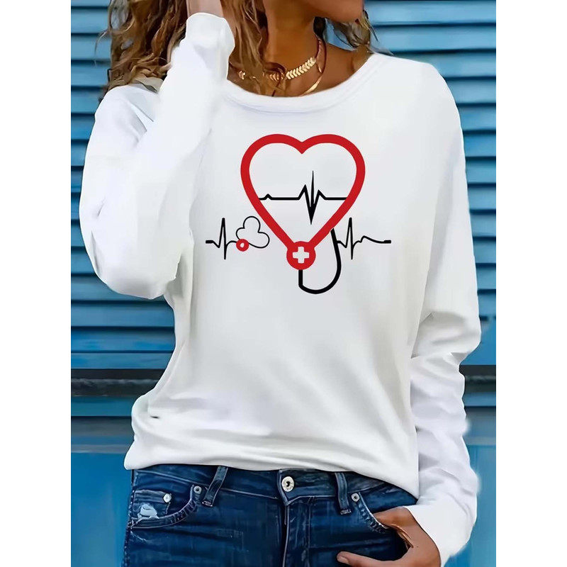 Stethoscope Heart ECG Print Ca - Stethoscope 评论和价格