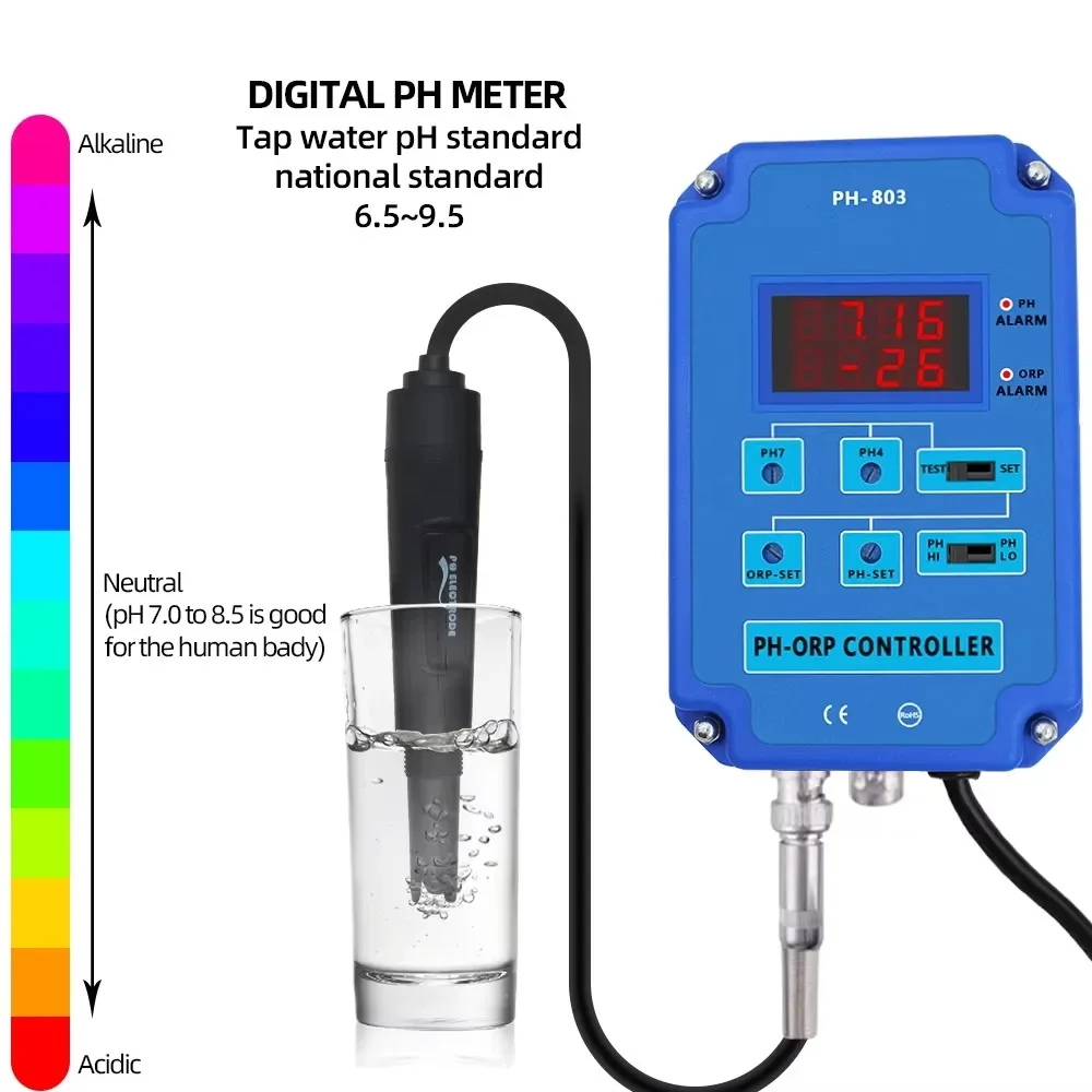PH-803 Digital 2&1 PH ORP Redo - Thermometer Digital 评论和价格