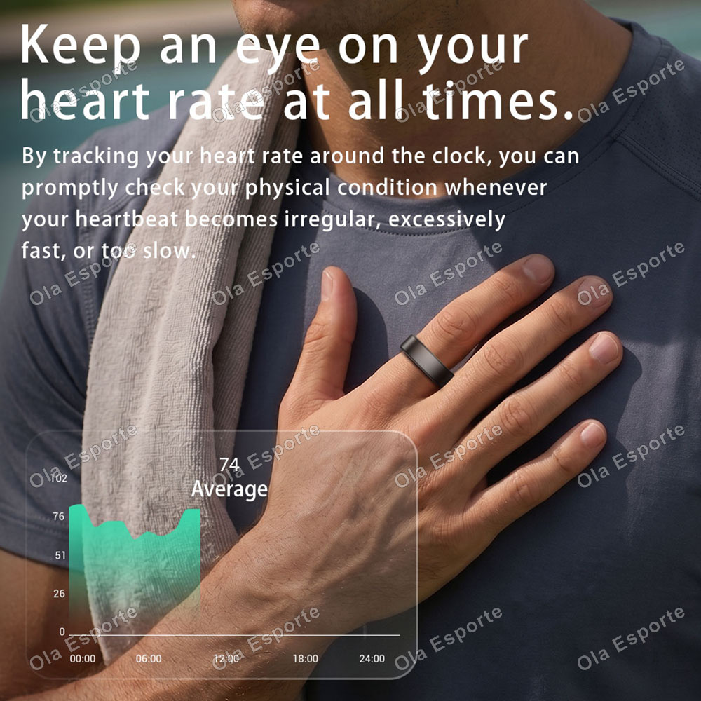 Smart Ring Heart Rate Blood Ox - Blood Pressure Monitor 评论和价格