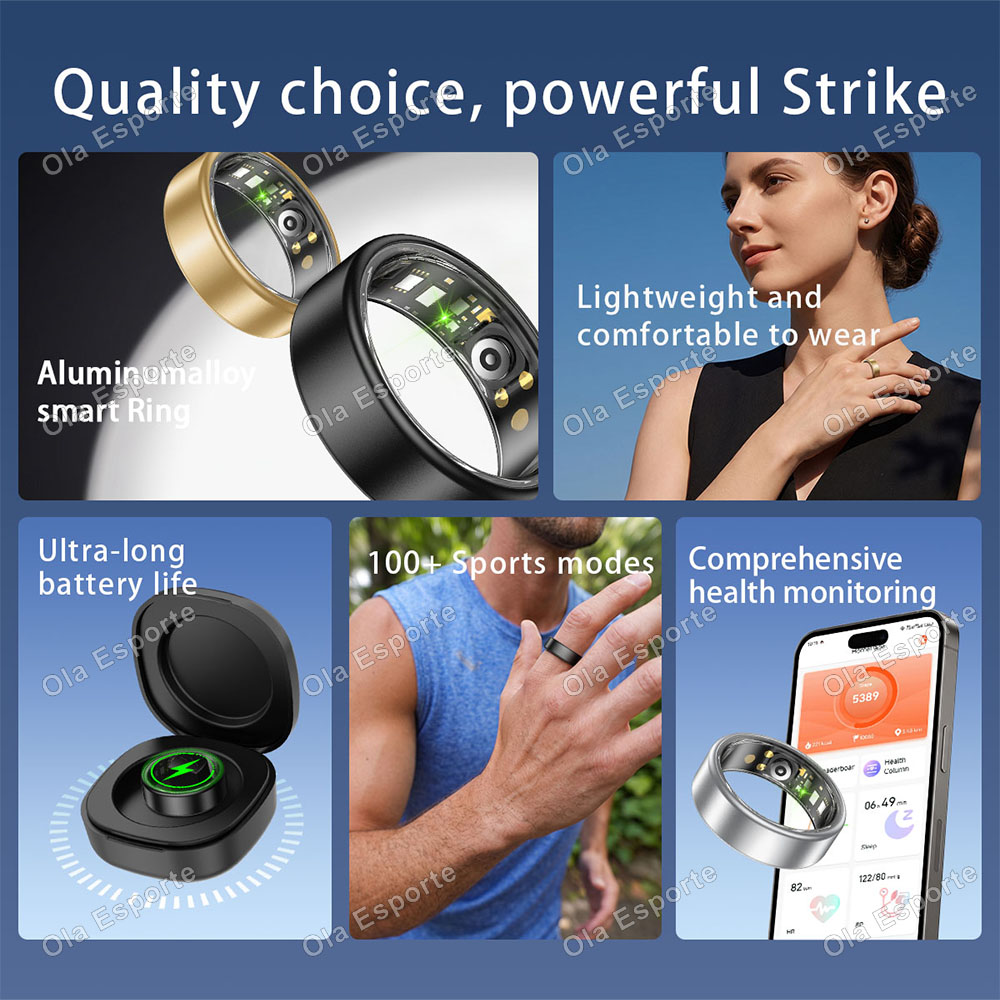 Ola Esporte Smart Ring Men Wom - Blood Pressure Monitor 评论和价格