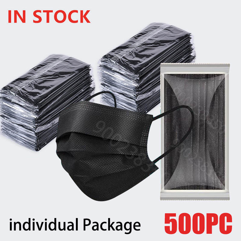 50-500pcs Black Disposable Cer - Surgical Mask 评论和价格
