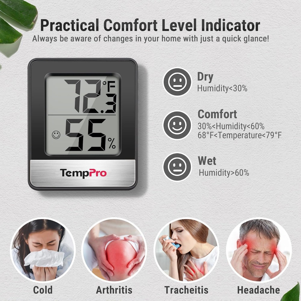 Digital Hygrometer Indoor Ther - Thermometer Digital 评论和价格