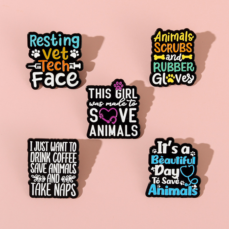 Creative Letter Dog Enamel Bro - Stethoscope 评论和价格